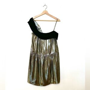 Derek Lam Gold Camisole Dress